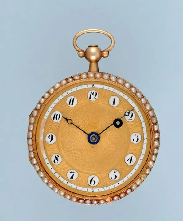 SMALL GOLD AND ENAMEL VERGE POCKET WATCH – 1810 — عکس ۲ از رکورد آرشیو WatchMuseum
