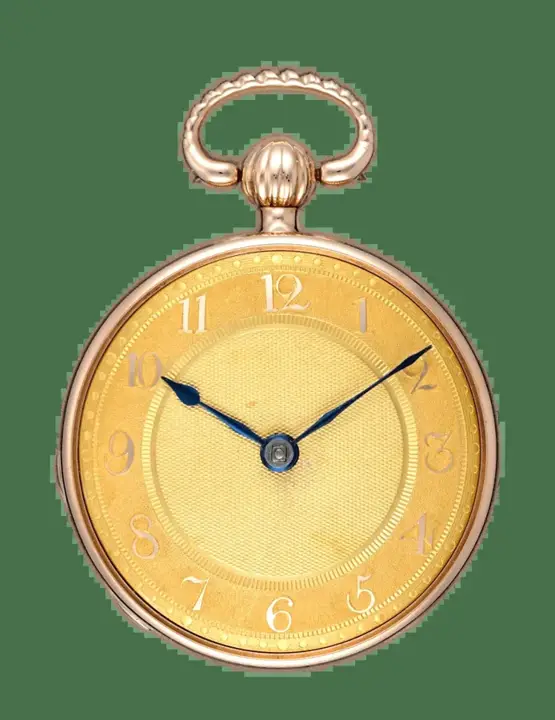 SMALL GOLD ENGLISH CYLINDER BY RECORDON – 1812 — عکس ۱ از رکورد آرشیو WatchMuseum
