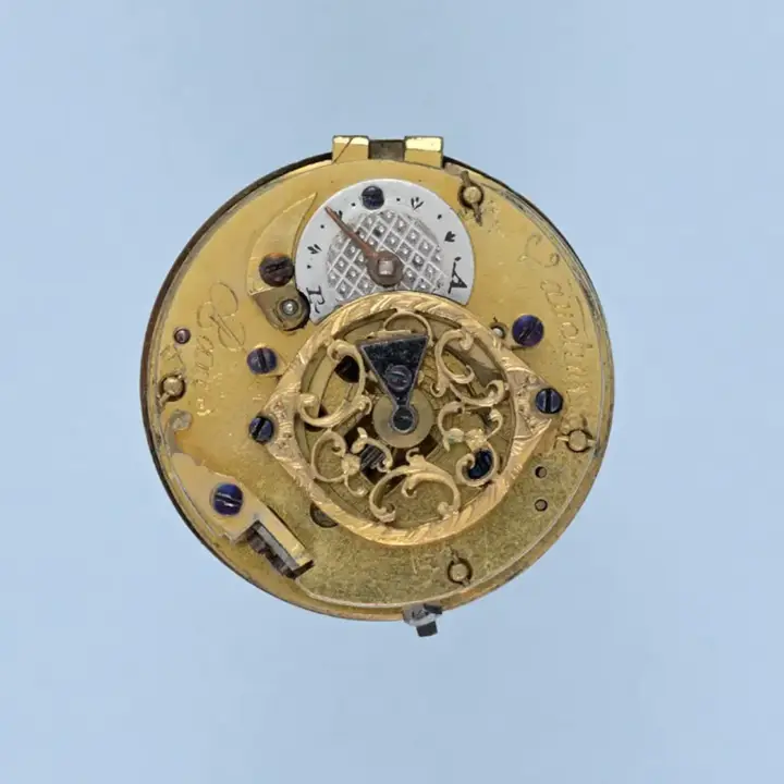 SMALL PEARL SET THREE COLOUR GOLD VERGE – Circa 1780 — عکس ۲ از رکورد آرشیو WatchMuseum