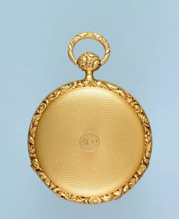SMALL SWISS QUARTER REPEATING CYLINDER POCKET WATCH – 1830 — عکس ۲ از رکورد آرشیو WatchMuseum