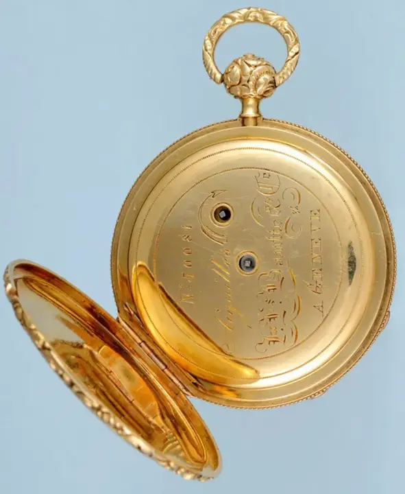 SMALL SWISS QUARTER REPEATING CYLINDER POCKET WATCH – 1830 — عکس ۳ از رکورد آرشیو WatchMuseum