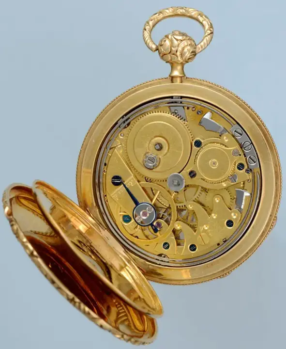 SMALL SWISS QUARTER REPEATING CYLINDER POCKET WATCH – 1830 — عکس ۴ از رکورد آرشیو WatchMuseum