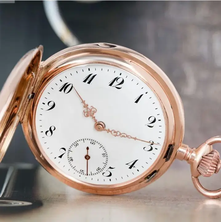 Swiss 14CT Gold Monopol Pocket Watch- C1920s — عکس ۸ از رکورد آرشیو WatchMuseum