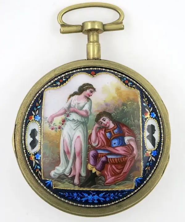 Swiss enamel verge Pocket Watch – C1780 — عکس ۲ از رکورد آرشیو WatchMuseum