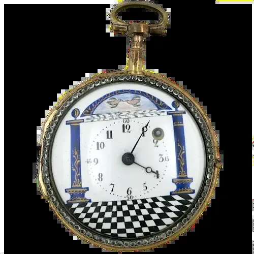 Swiss or French Masonic Pocket Watch – C1790 — عکس ۱ از رکورد آرشیو WatchMuseum