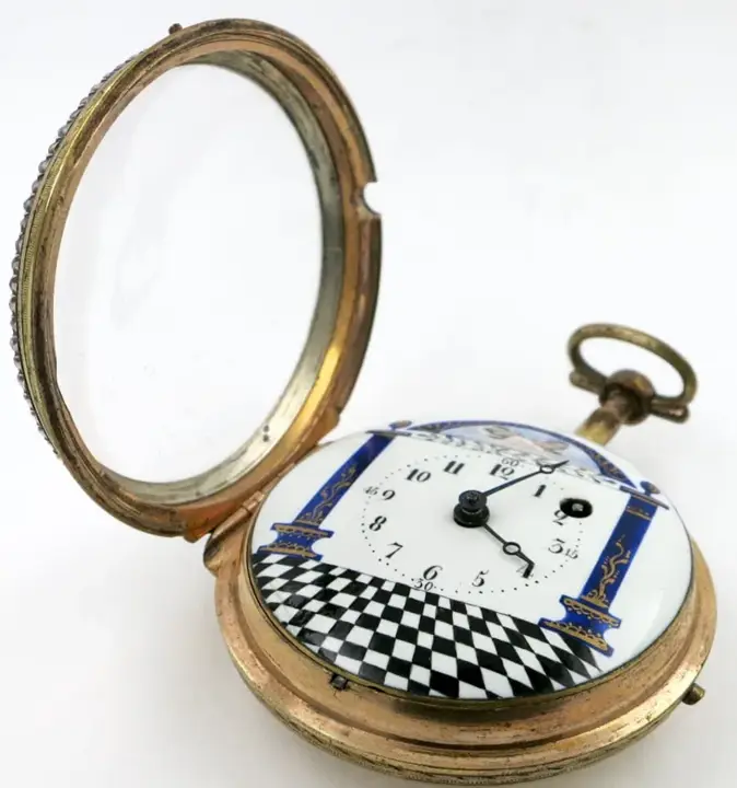 Swiss or French Masonic Pocket Watch – C1790 — عکس ۴ از رکورد آرشیو WatchMuseum