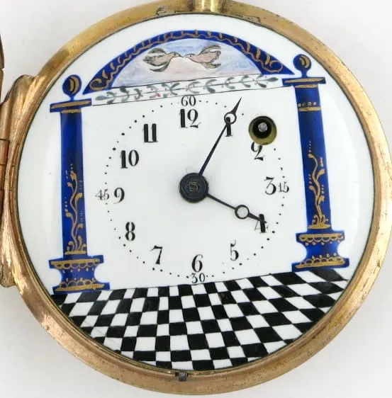 Swiss or French Masonic Pocket Watch – C1790 — عکس ۵ از رکورد آرشیو WatchMuseum