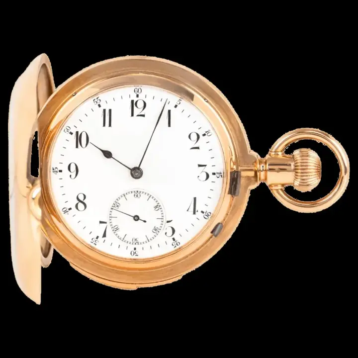 Swiss Rose Gold Double-Sided Calendar Quarter Repeated – 1900s — عکس ۱ از رکورد آرشیو WatchMuseum