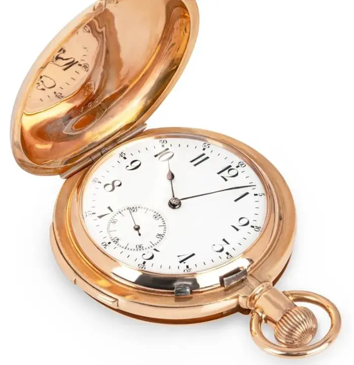 Swiss Rose Gold Double-Sided Calendar Quarter Repeated – 1900s — عکس ۳ از رکورد آرشیو WatchMuseum