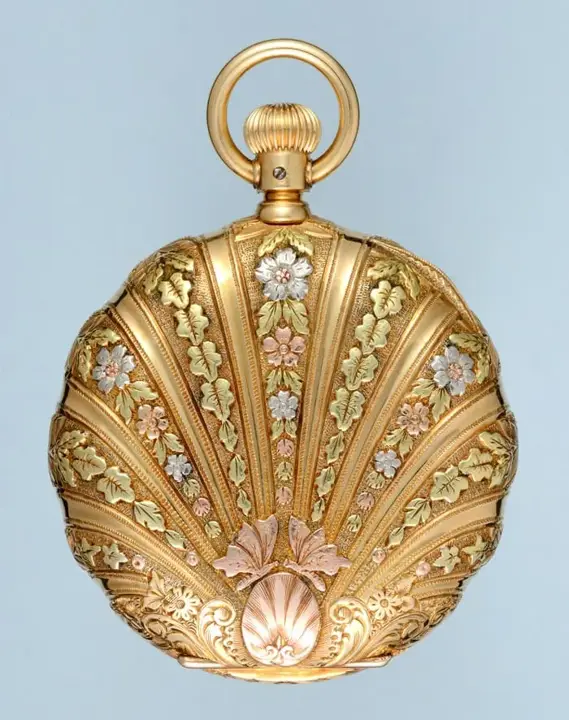 Three Colour Gold American Pocket Watch – Circa 1880 — عکس ۲ از رکورد آرشیو WatchMuseum