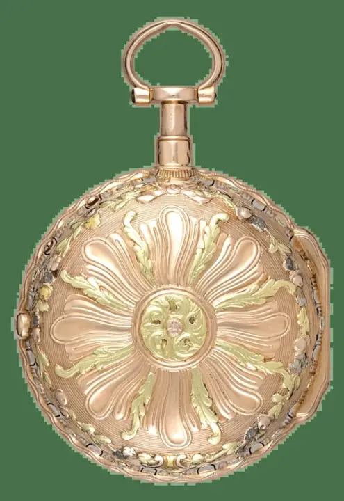THREE COLOUR GOLD QUARTER REPEATING VERGE – 1770 — عکس ۱ از رکورد آرشیو WatchMuseum