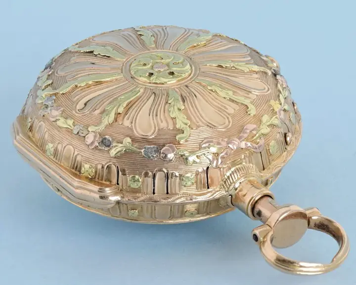 THREE COLOUR GOLD QUARTER REPEATING VERGE – 1770 — عکس ۳ از رکورد آرشیو WatchMuseum