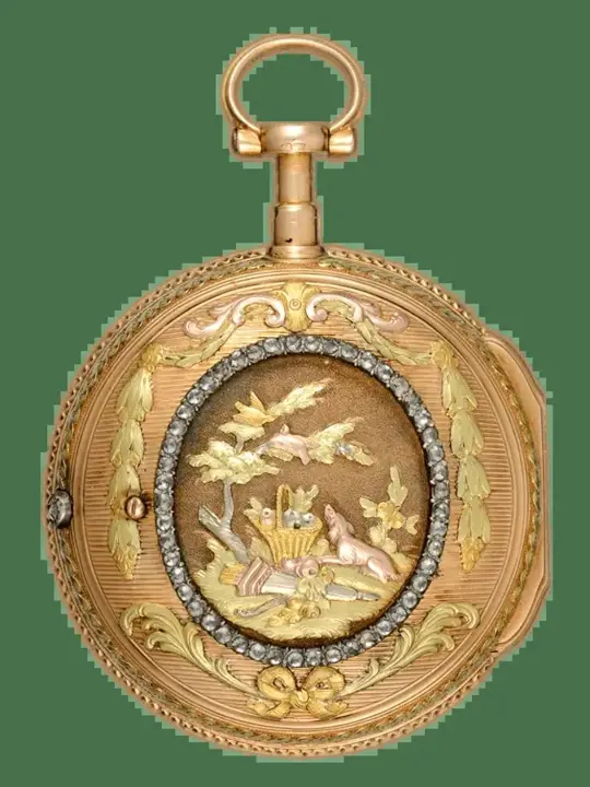 THREE COLOUR GOLD VERGE – Circa 1780 — عکس ۱ از رکورد آرشیو WatchMuseum