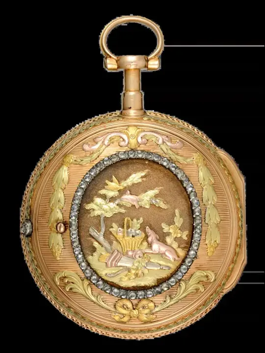 THREE COLOUR GOLD VERGE – late 18th Century — عکس ۱ از رکورد آرشیو WatchMuseum