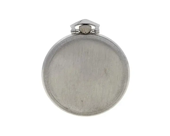 Tiffany Co Swiss Platinum Diamonds Pocket Watch – 20th Century — عکس ۳ از رکورد آرشیو WatchMuseum
