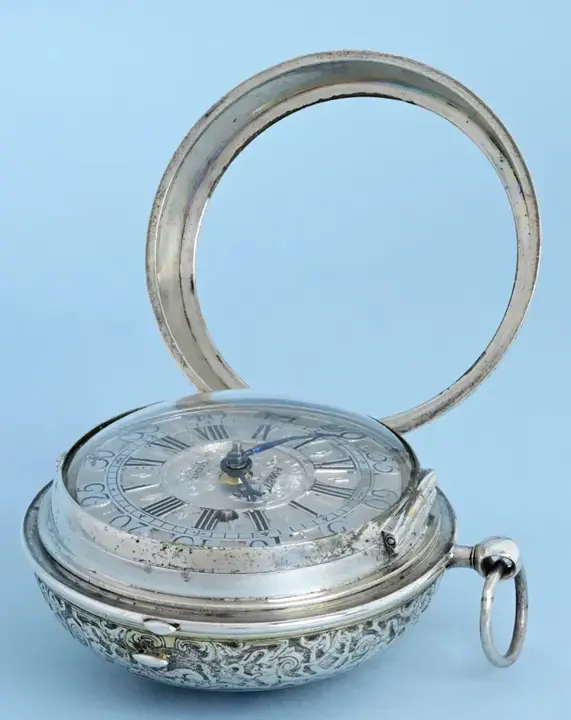 UNUSUAL MOCK PENDULUM VERGE WITH ENAMEL SCENES – 1710 — عکس ۷ از رکورد آرشیو WatchMuseum