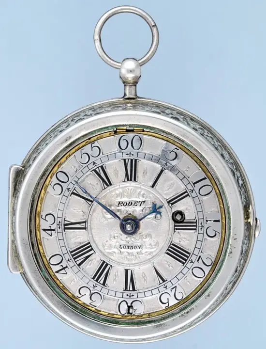 UNUSUAL MOCK PENDULUM VERGE WITH ENAMEL SCENES – 1710 — عکس ۸ از رکورد آرشیو WatchMuseum