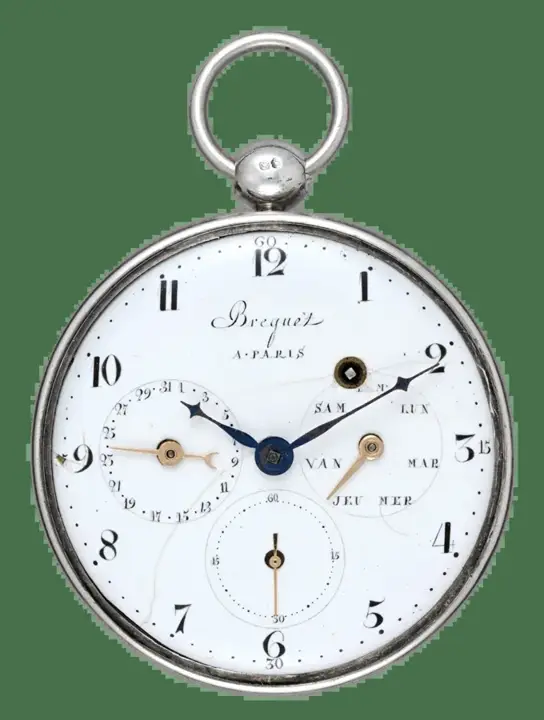 Silver Calendar Verge Pocket Watch – Circa 1800 — عکس ۱ از رکورد آرشیو WatchMuseum