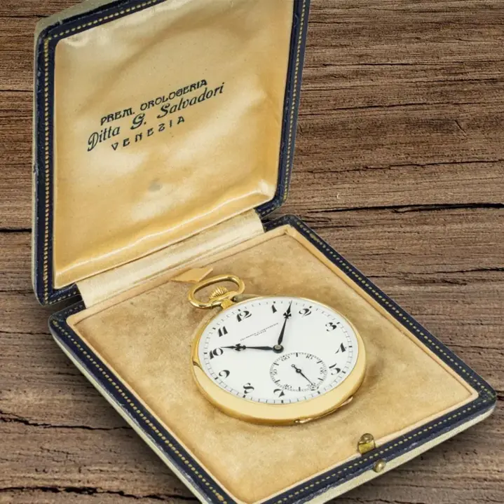Vacheron Constantin 18ct Yellow Gold Dress Pocket Watch – C1920s — عکس ۷ از رکورد آرشیو WatchMuseum