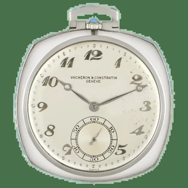 Vacheron & Constantin Rock Crystal Turquoise Pocket Watch – Circa 1920s/1930s — عکس ۱ از رکورد آرشیو WatchMuseum