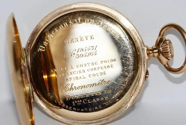 Vacheron Constantin Yellow Gold Pocket Watch – Circa 1900 — عکس ۶ از رکورد آرشیو WatchMuseum