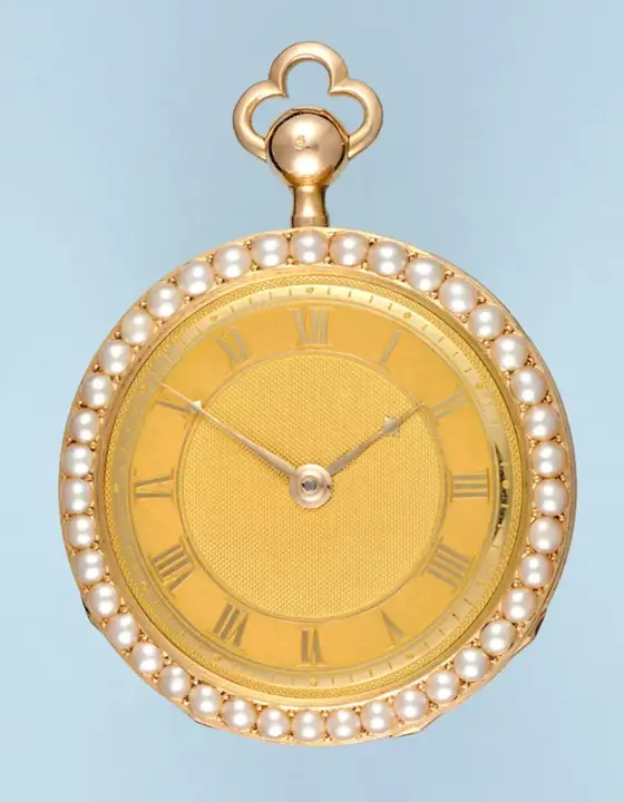 PEARL ENCRUSTED GOLD REPEATER – 1840 — عکس ۲ از رکورد آرشیو WatchMuseum