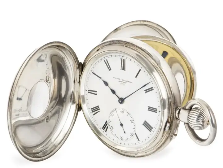 Victor Kullberg Silver Lever Pocket Watch – C1890s — عکس ۷ از رکورد آرشیو WatchMuseum