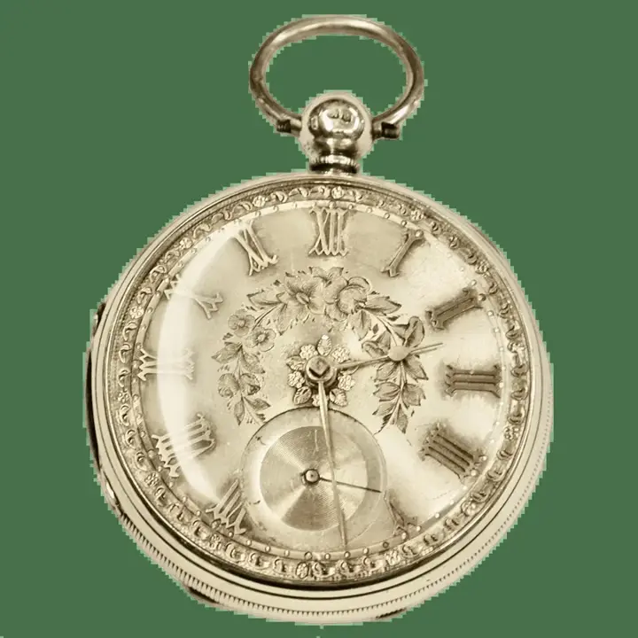 Victorian Silver Pocket Watch Assayed in London – 1862 — عکس ۱ از رکورد آرشیو WatchMuseum