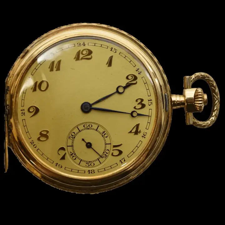 14K Yellow Gold Vogt Pocket Watch – early 20th Century — عکس ۱ از رکورد آرشیو WatchMuseum