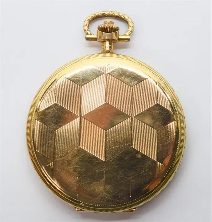 14K Yellow Gold Vogt Pocket Watch – early 20th Century — عکس ۴ از رکورد آرشیو WatchMuseum