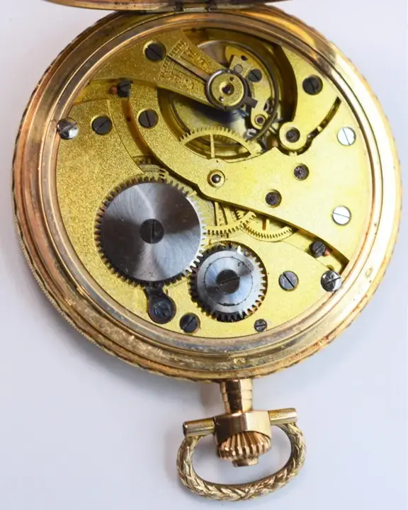 14K Yellow Gold Vogt Pocket Watch – early 20th Century — عکس ۵ از رکورد آرشیو WatchMuseum