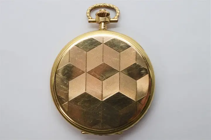 14K Yellow Gold Vogt Pocket Watch – early 20th Century — عکس ۶ از رکورد آرشیو WatchMuseum
