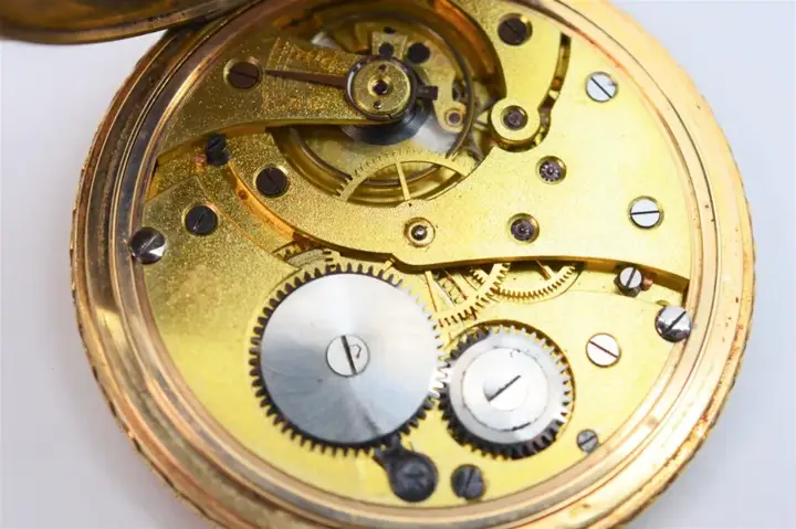 14K Yellow Gold Vogt Pocket Watch – early 20th Century — عکس ۷ از رکورد آرشیو WatchMuseum
