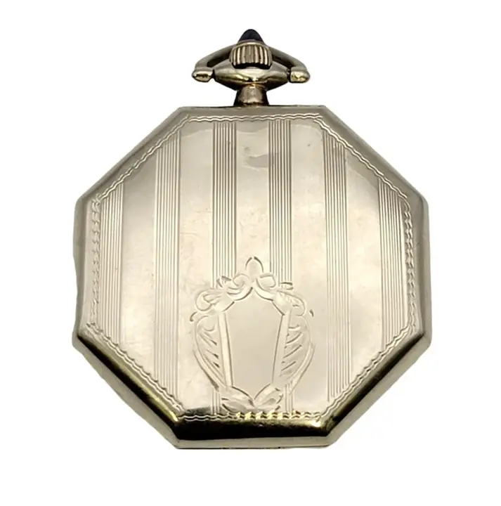 Elgin 14 Karat White Gold Pocket Watch – Circa 1922 — عکس ۲ از رکورد آرشیو WatchMuseum