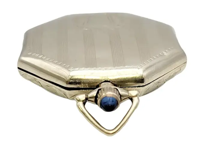 Elgin 14 Karat White Gold Pocket Watch – Circa 1922 — عکس ۵ از رکورد آرشیو WatchMuseum