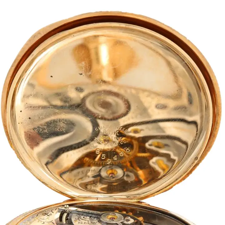 Vintage Elgin 14K Yellow Gold 165 Pocket Watch – 20th Century — عکس ۴ از رکورد آرشیو WatchMuseum