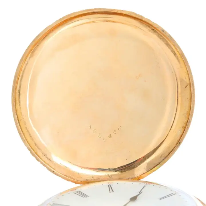 Vintage Elgin 14K Yellow Gold 165 Pocket Watch – 20th Century — عکس ۶ از رکورد آرشیو WatchMuseum