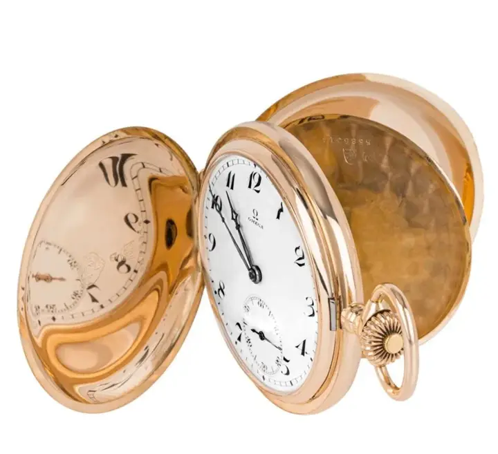 Omega Rose Gold Pocket Watch – C1900 — عکس ۳ از رکورد آرشیو WatchMuseum