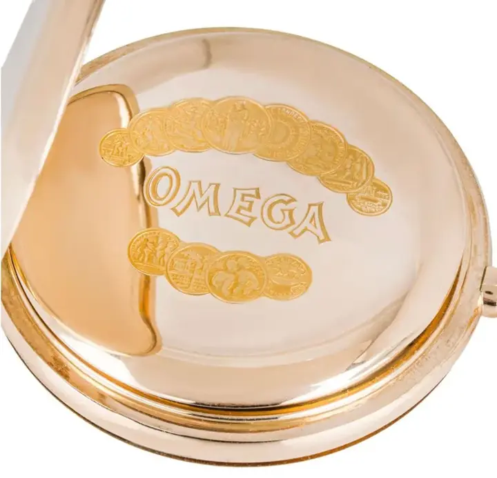 Omega Rose Gold Pocket Watch – C1900 — عکس ۴ از رکورد آرشیو WatchMuseum