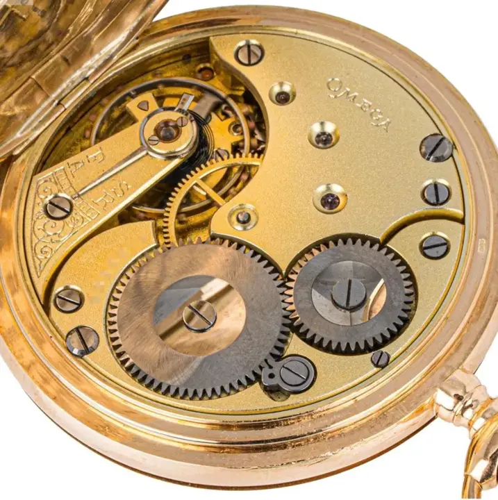Omega Rose Gold Pocket Watch – C1900 — عکس ۵ از رکورد آرشیو WatchMuseum