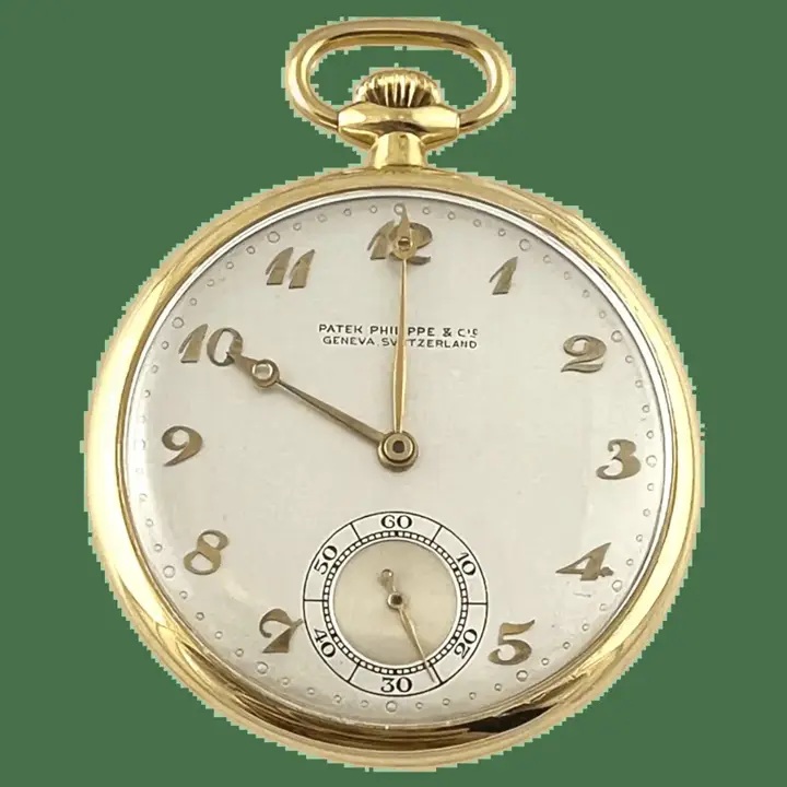 Patek Philippe 18 Karat Yellow Gold Pocket Watch – 1900 — عکس ۱ از رکورد آرشیو WatchMuseum