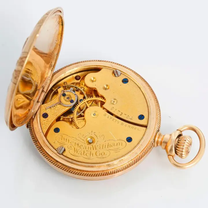 Waltham 14K Tri Gold Ladies Pendant Pocket Watch – 1899 — عکس ۴ از رکورد آرشیو WatchMuseum