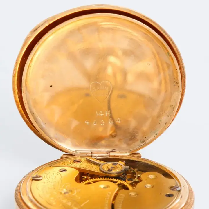 Waltham 14K Tri Gold Ladies Pendant Pocket Watch – 1899 — عکس ۵ از رکورد آرشیو WatchMuseum