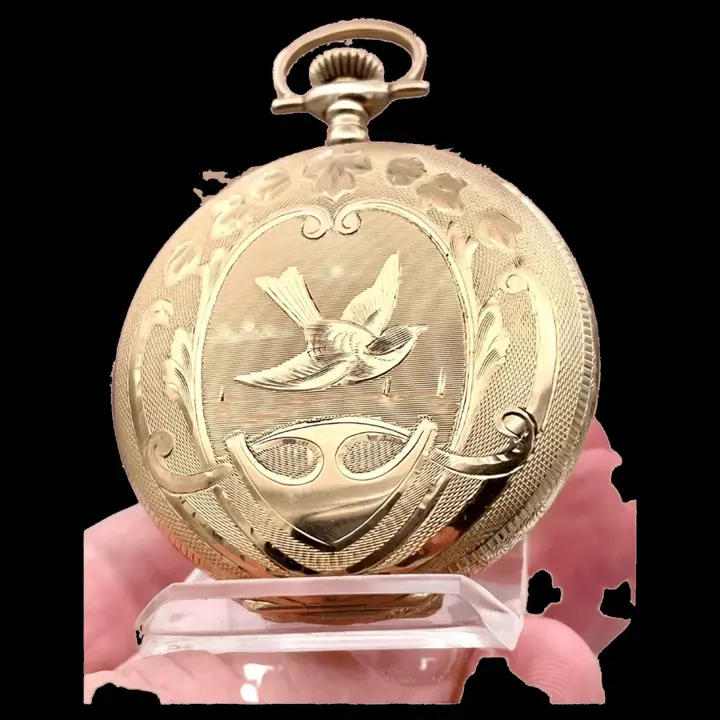 Waltham Gold Hunting Case Pocket Watch – 1919 — عکس ۱ از رکورد آرشیو WatchMuseum