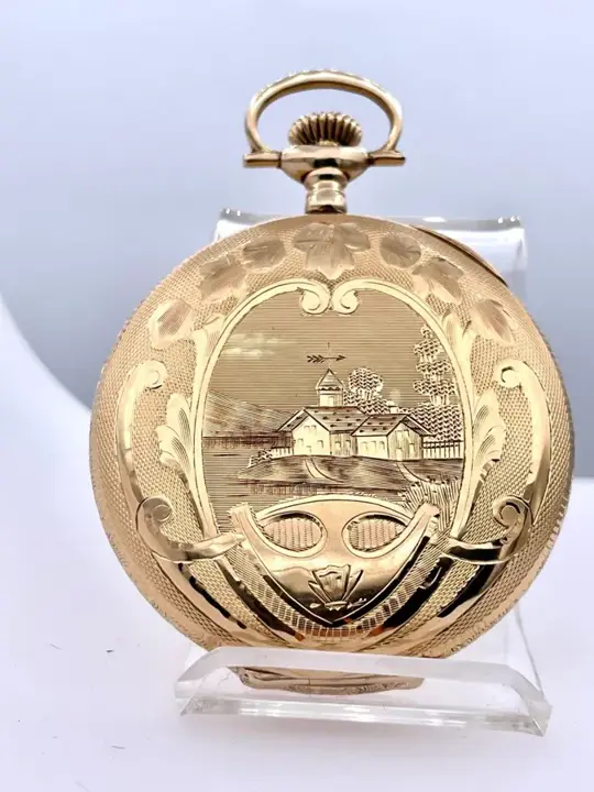Waltham Gold Hunting Case Pocket Watch – 1919 — عکس ۴ از رکورد آرشیو WatchMuseum