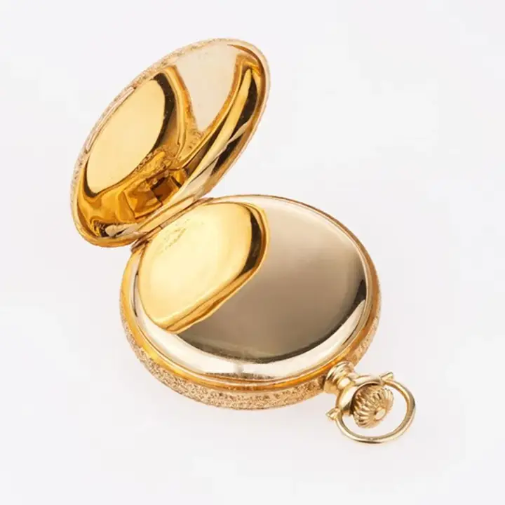 Waltham Pocket Watch 14k Yellow Gold White Porcelain Dial – 1900 — عکس ۵ از رکورد آرشیو WatchMuseum
