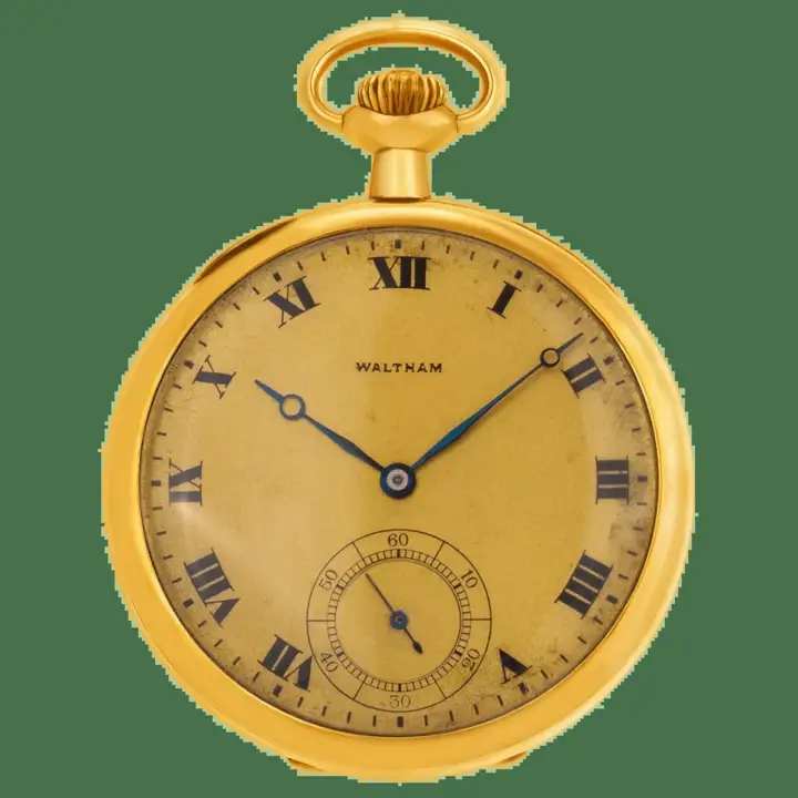 Waltham Pocket Watch Ref Riverside in 14k Yellow Gold – 1915 — عکس ۱ از رکورد آرشیو WatchMuseum