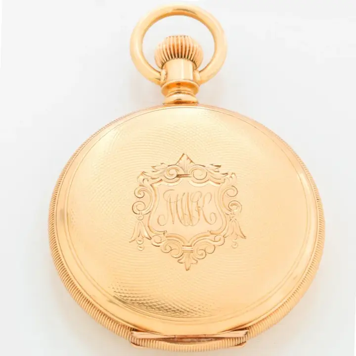 Waltham Presidential Presentation 18K Yellow Gold Pocket Watch – 1872 — عکس ۵ از رکورد آرشیو WatchMuseum