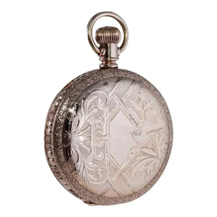 Waltham Yellow Gold Filled Art Nouveau Pocket Watch – 1893 — عکس ۲ از رکورد آرشیو WatchMuseum