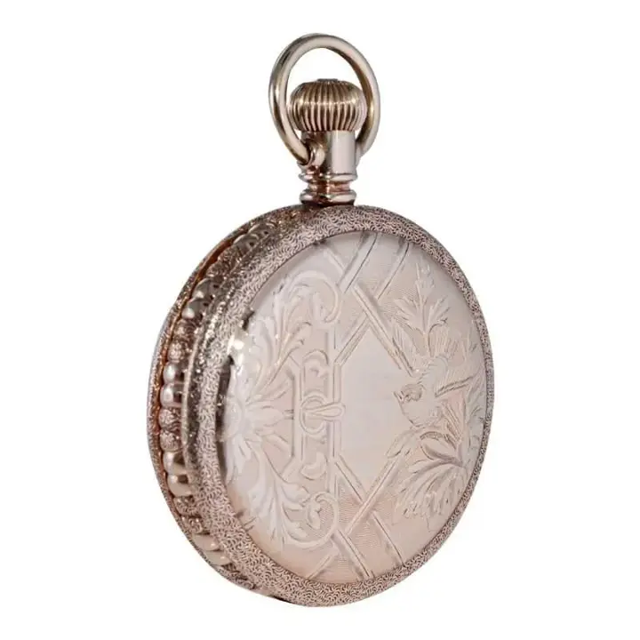 Waltham Yellow Gold Filled Art Nouveau Pocket Watch – 1893 — عکس ۳ از رکورد آرشیو WatchMuseum